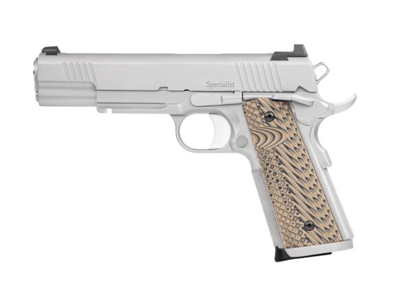 01802ff7a-1 Dan Wesson Specialist 9mm 5″ Stainless Stainless G10 10+1