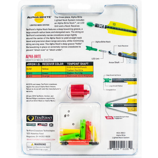 1001361_3 TenPoint Alpha Brite Lighted Nock System 3 pk.