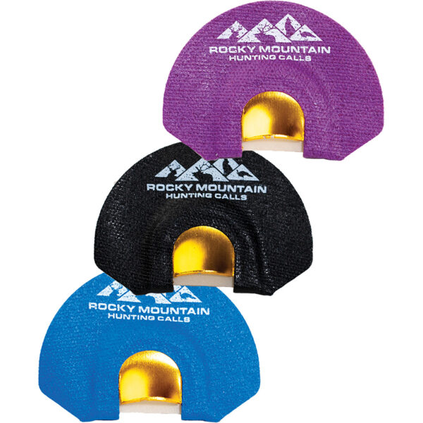 1002364_1 Rocky Mountain Golden Tone Plate Diaphragm Calls 3 pk.