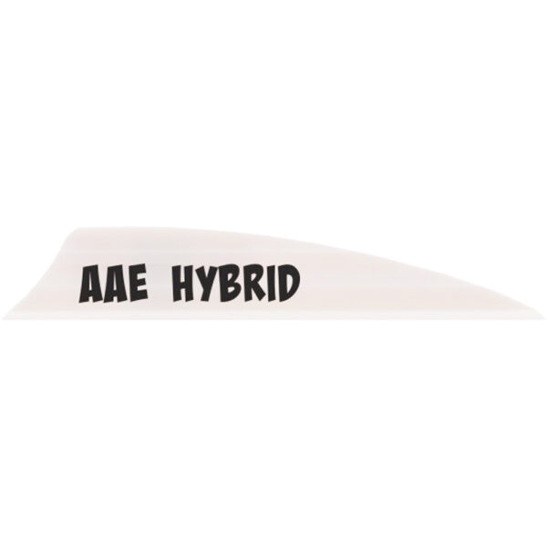 1005572_1 AAE Hybrid 2.0 Shield Cut Vanes White 50 pk.