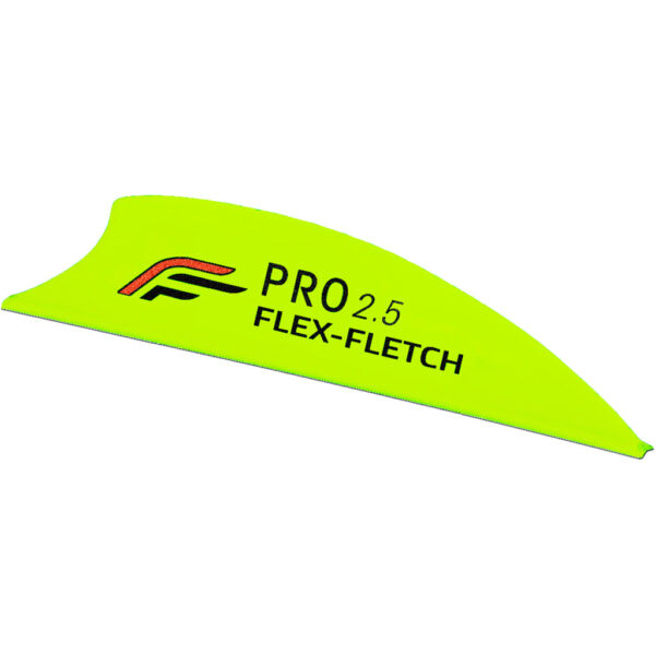 1005853_1 Flex Fletch Pro 2.5 Vanes Flo Yellow 2.5 in. 36 pk.