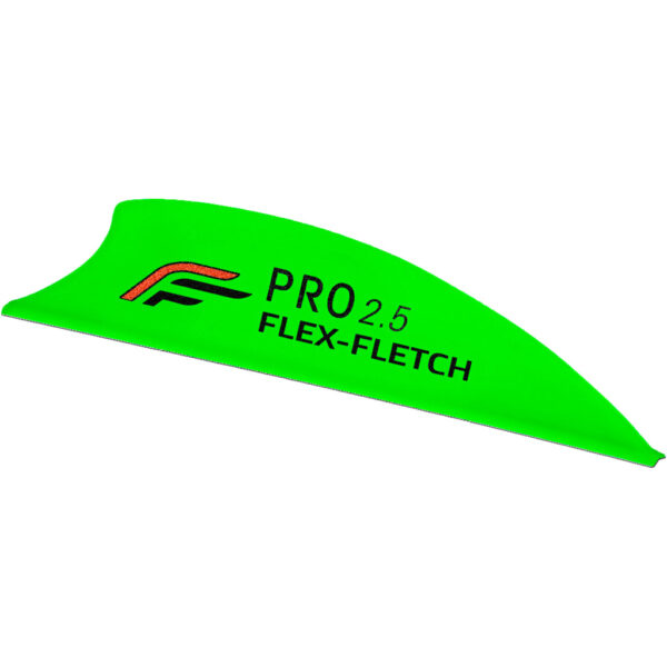1005855_1 Flex Fletch Pro 2.5 Vanes Cosmic Green 2.5 in. 36 pk.