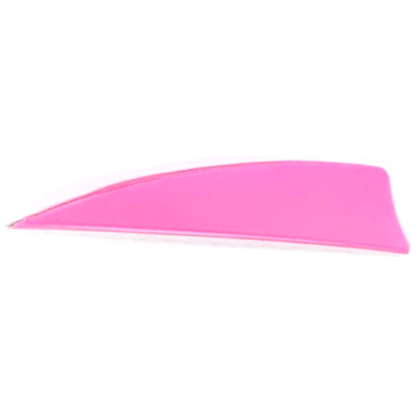 1005950_1 Trueflight Shield Cut Feathers Pink 3 in. RW 100 pk.