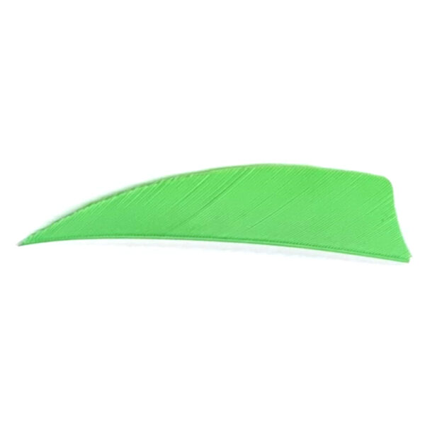 1005951_1 Trueflight Shield Cut Feathers Chartreuse 3 in. RW 100 pk.