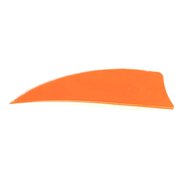 1005955_1 Trueflight Shield Cut Feathers Orange 3 in. LW 100 pk.