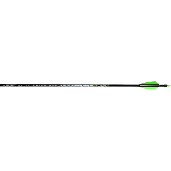 1005998_1 Black Eagle Deep Impact Arrows .001 300 2.5 in. Shield Cut 6 pk.