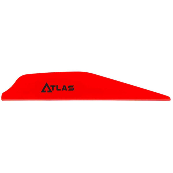 1006105_1 Bohning Atlas Vanes Neon Red 100 pk.