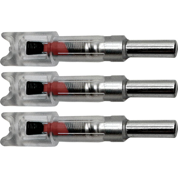 Flex Fletch LIT Lighted Crossbow Nocks .300 Red 3 pk.
