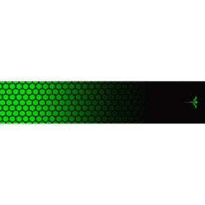 White Water Archery Honeycomb Fade Arrow Wraps Fade Lime Green 5 in. x 1.125 in. 15 pk.