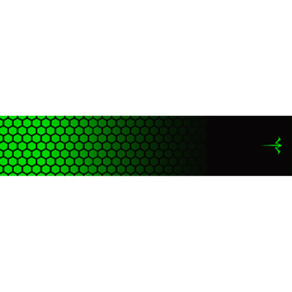 1006466_1 White Water Archery Honeycomb Fade Arrow Wraps Fade Lime Green 5 in. x 1.125 in. 15 pk.