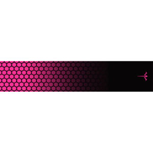 White Water Archery Honeycomb Fade Arrow Wraps Fade Hot Pink 5 in. x 1.125 in. 15 pk.