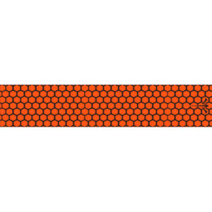 White Water Archery Honeycomb Fade Arrow Wraps Open Flo Orange 5 in. x 1.125 in. 15 pk.