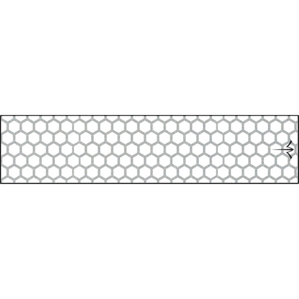1006479_1 White Water Archery Reflective Arrow Wraps Honeycomb White 5 in. x 1.125 in. 15 pk.