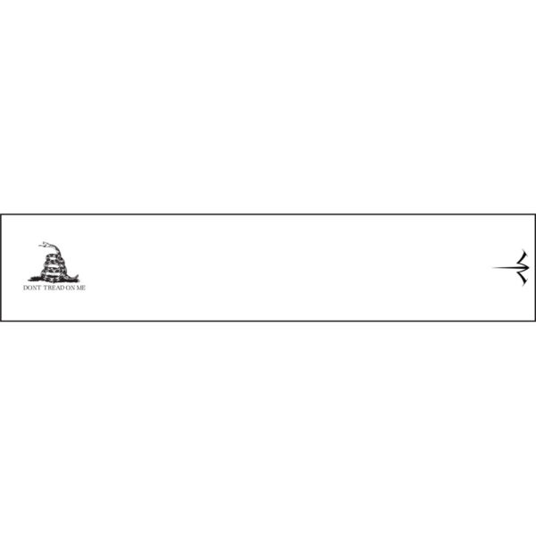 1006481_1 White Water Archery Arrow Wraps Gadsden White 5 in. x 1.125 in. 15 pk.