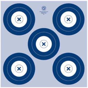 Maple Leaf NFAA Indoor Target 5 Spot Target 25 pk.