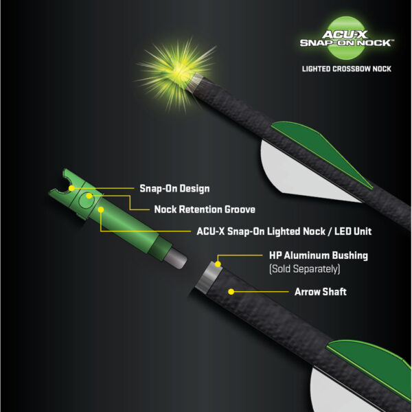1006653_2 TenPoint ACU-X Lighted Nock Green 3 pk.