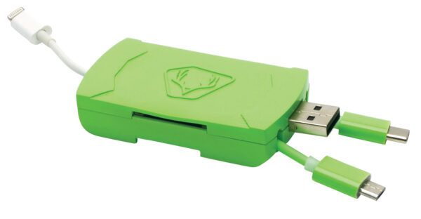 HME 4-in-1 SD Card Reader for iOS & Android