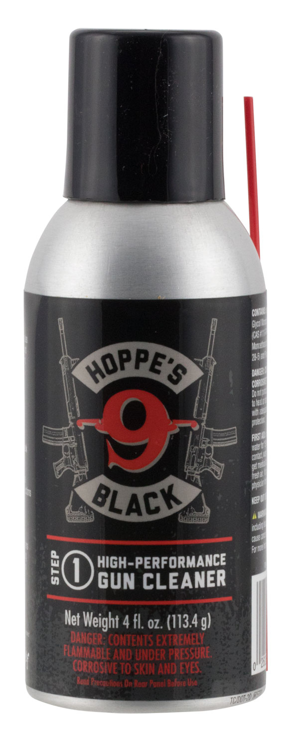 Hoppe’s Black Gun Cleaner 4 oz Aerosol with Straw