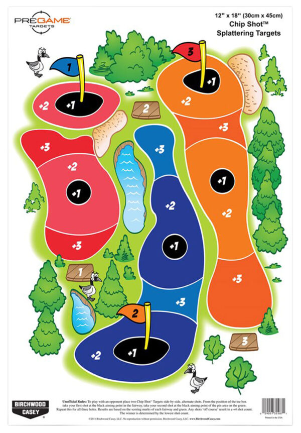 Birchwood Casey Dirty Bird Chip Shot Targets 12×18 8-Pack