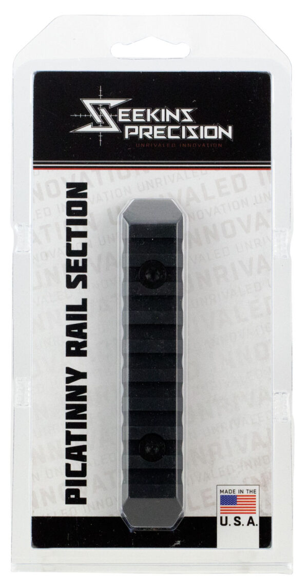 101675 Seekins Precision 0010560081 M-LOK Rail Section 9 Slots Black Anodized