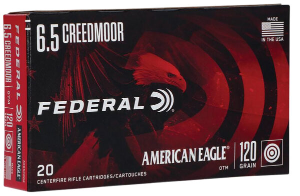 101703 Federal American Eagle 6.5mm Creedmoor 120gr OTM 20rd