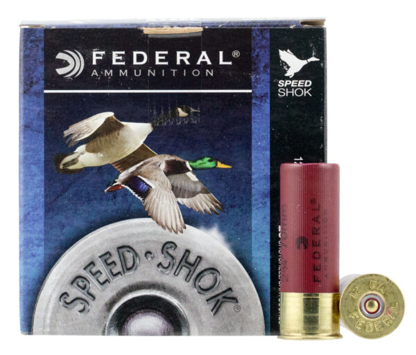 101734 Federal Speed-Shok 12 Gauge 2.75″ 1-1/8oz #3 25ct