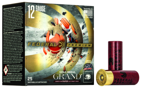 Federal Gold Medal 12GA 2-3/4″ 1-1/8oz 7.5 Shot 25rd