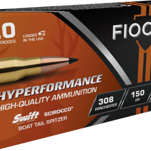 Fiocchi 308 Win 150gr Swift Scirocco II Bonded – 20rd