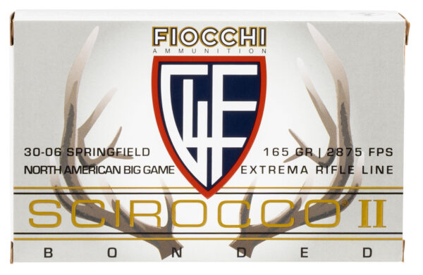 Fiocchi 30-06 Springfield 165gr Scirocco II Bonded – 20rd