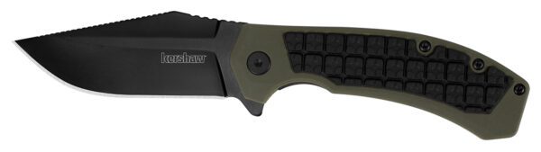 102399 Kershaw Faultline 3″ Flipper Folder — 8Cr13MoV Drop Point