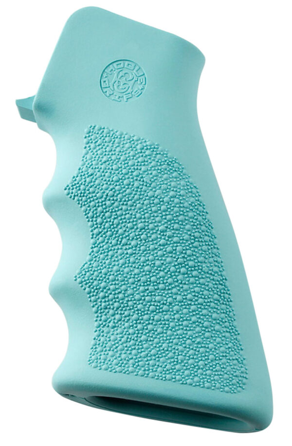 102648 Hogue OverMolded AR-15/M16 Grip Aqua Blue