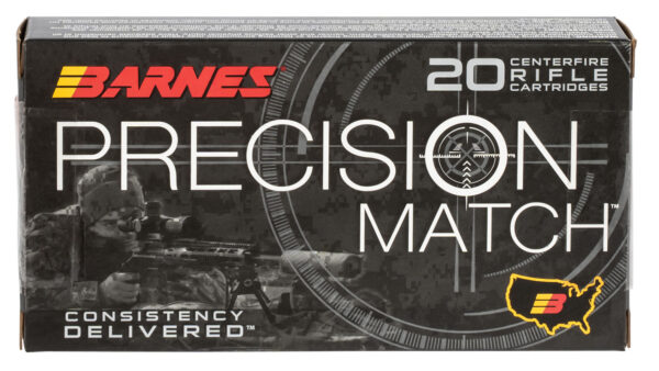 102852 Barnes Bullets 30814 Precision Match 6mmCreedmoor 112gr Open Tip Match Boat Tail 20 Per Box/10 Case