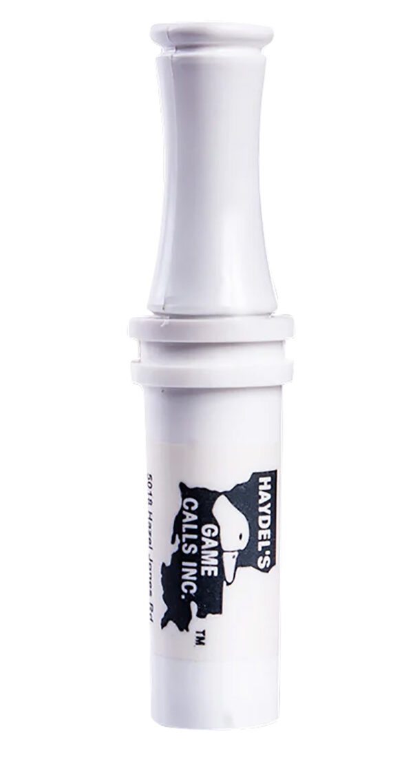 105514 Haydel’s B14 Blue & Snow Goose Open Call – White Plastic