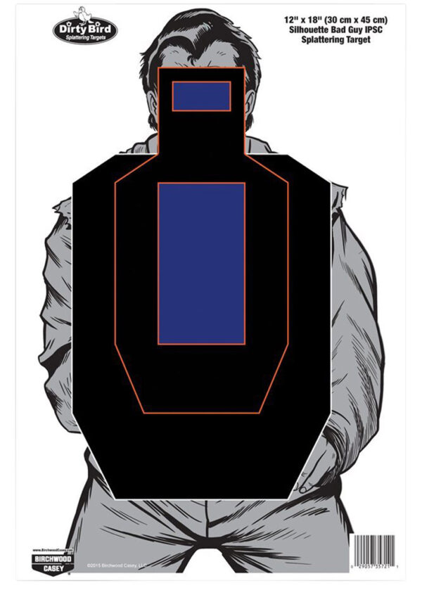 Birchwood Casey Dirty Bird Bad Guy 12″ x 18″ Tagboard Targets (100)
