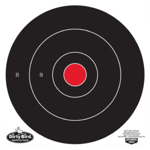 Birchwood Casey Dirty Bird 12-inch Bullseye Targets, 100 Pack