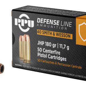 PPU PPD40 Defense .40 S&W 180 gr JHP 50rd