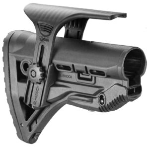 FAB Defense GL-Shock CP Recoil-Reducing AR-15 Stock, Black