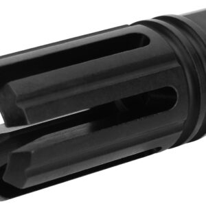 TacFire MZ1005N 6 Prong Flash Hider Black Nitride Steel with 1/2″-28 tpi Threads & 2.22″ OAL for 5.56x45mm NATO AR-Platform