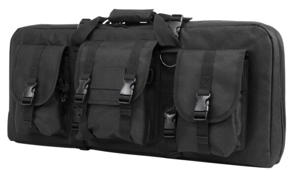 107877 NcSTAR VISM Deluxe SubGun Case 28 inch – Holds 2 AR/AK Pistols