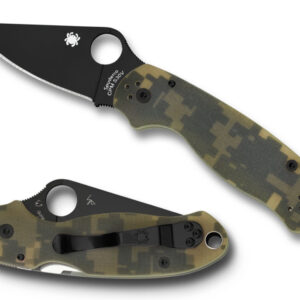 Spyderco Para 3 Black — CPM S30V, Camo G-10