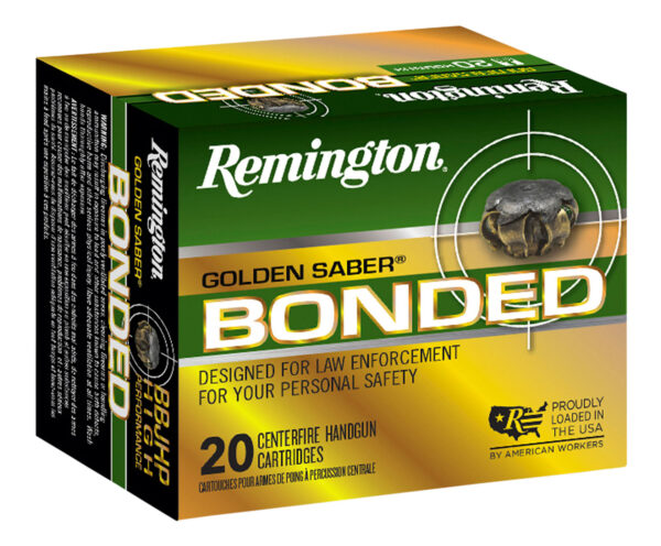 Remington Golden Saber Bonded 45 ACP 185gr BJHP 20rd