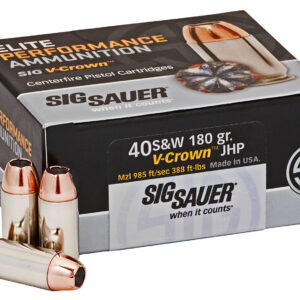 Sig Sauer Elite V-Crown 40 S&W 180 gr JHP 50rd Box