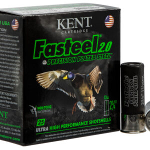 Kent Fasteel 2.0 12 Gauge 2.75″ 1-1/16 oz #4 Steel 25rd