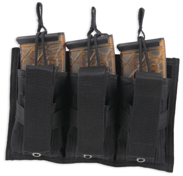 Bulldog Cases BDT62 Tri-Double Mag Pouch MOLLE Black