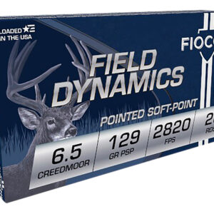Fiocchi 6.5 Creedmoor 129 gr PSP 20rd (10/Case)