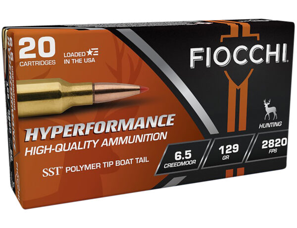 109296 Fiocchi 6.5 Creedmoor 129gr SST 20rd Box