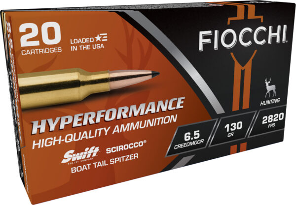 109298 Fiocchi Hyperformance 6.5mm Creedmoor 130 gr Swift Scirocco II