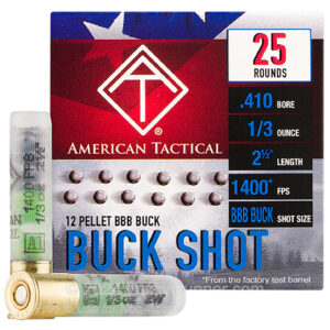 ATI .410 BBB Buckshot 2.5 inch 25rd 1/3 oz