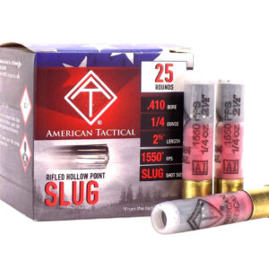 American Tactical / ATI .410 Bore 2.5″ Rifled Slug – 25rd Box