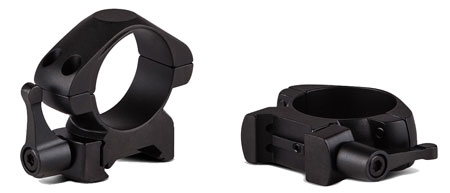 109545 Konus 7407 1″ Medium Quick-Release Scope Rings, Matte Black